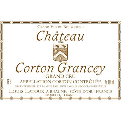 Louis Latour Chateau Corton Grancey Corton Grand Cru 2022 (6x75cl)