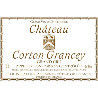 Louis Latour Chateau Corton Grancey Corton Grand Cru 1988 (1x75cl)