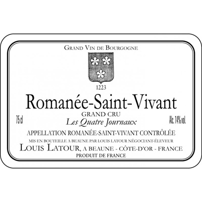 Louis Latour Romanee-Saint-Vivant Grand Cru Les Quatre Journaux 2015 (6x75cl)