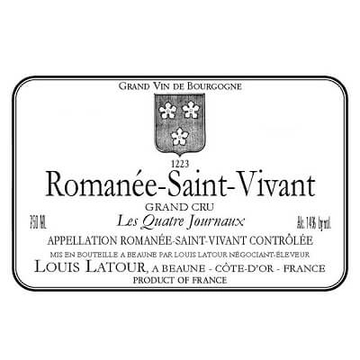 Louis Latour Romanee-Saint-Vivant Grand Cru Les Quatre Journaux 2013 (6x75cl)
