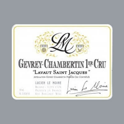 Lucien Le Moine Gevrey-Chambertin 1er Cru Lavaux St Jacques 2020 (6x75cl)