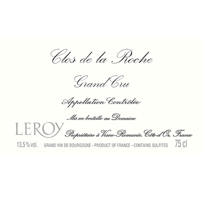 Leroy Clos-de-la-Roche Grand Cru 2015 (1x75cl)
