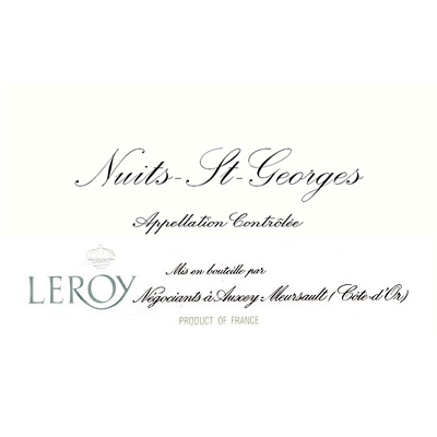 Maison Leroy Nuits-Saint-Georges 2014 (12x75cl)