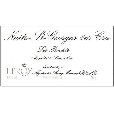 Leroy Nuits-Saint-Georges 1er Cru Les Boudots 1998 (1x75cl)