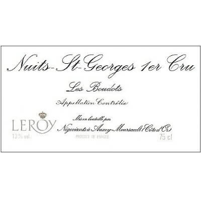 Leroy Nuits-Saint-Georges 1er Cru Les Boudots 2000 (1x75cl)