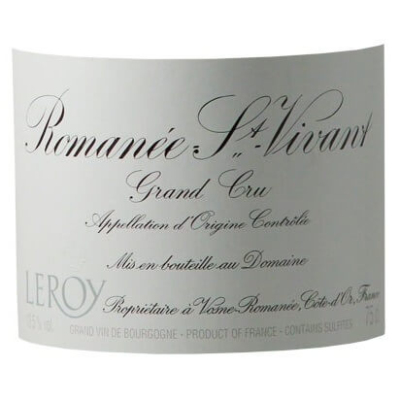Domaine Leroy Romanee-Saint-Vivant Grand Cru 2009 (1x75cl)