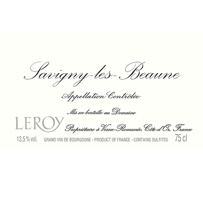 Maison Leroy Savigny-Les-Beaune 1983 (12x75cl)