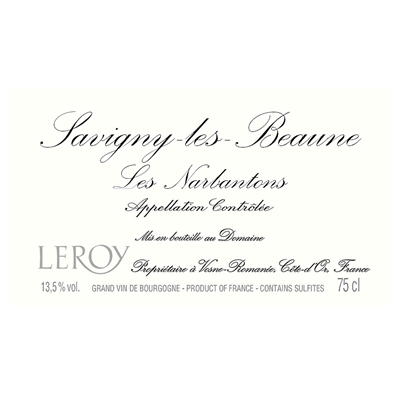 Leroy Savigny-les-Beaune 1er Cru Les Narbantons 2002 (1x75cl)