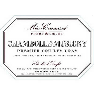 Meo-Camuzet Chambolle-Musigny 1er Cru Les Cras 2021 (6x75cl)