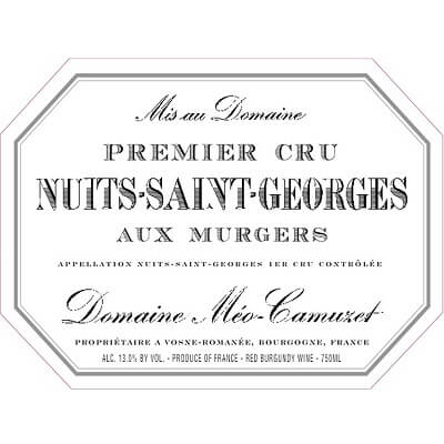 Meo-Camuzet Nuits-Saint-Georges 1er Cru Aux Murgers 2022 (3x75cl)