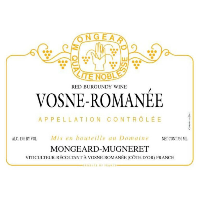 Mongeard Mugneret Vosne-Romanee 2020 (6x75cl)