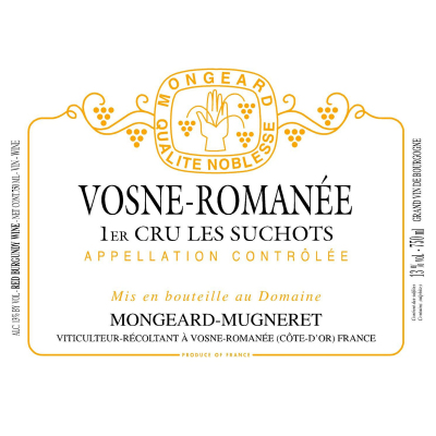 Mongeard Mugneret Vosne-Romanee 1er Cru Suchots 2019 (6x75cl)
