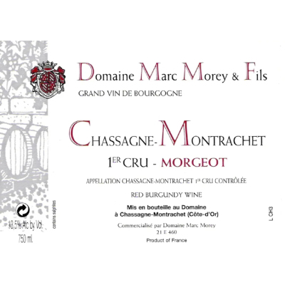 Marc Morey Chassagne-Montrachet 1er Cru Morgeot 2022 (6x75cl)