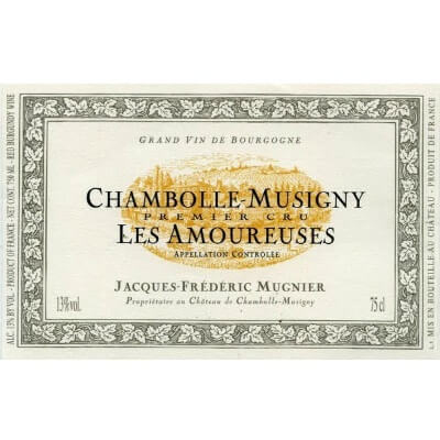 Jacques Frederic Mugnier Chambolle-Musigny 1er Cru Les Amoureuses 2009 (3x75cl)