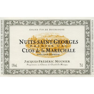 Jacques-Frederic Mugnier Nuits-Saint-Georges 1er Cru Clos de la Marechale 2012 (6x75cl)