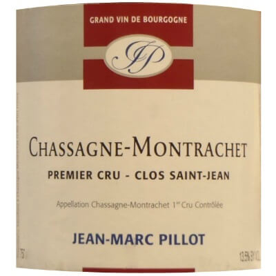 Jean-Marc Pillot Chassagne-Montrachet 1er Cru Clos Saint-Jean 2023 (1x75cl)