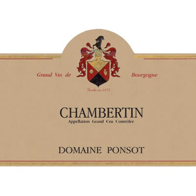 Ponsot Chambertin Grand Cru 2013 (6x75cl)