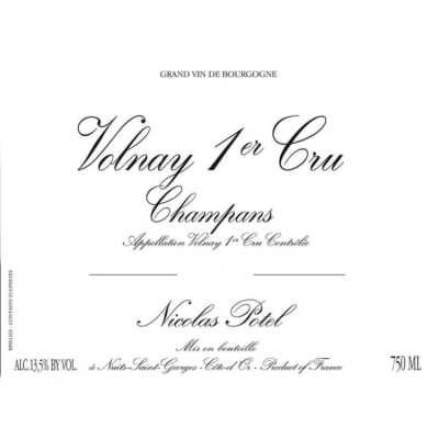 Nicolas Potel Volnay 1er Cru Champans 2006 (6x75cl)