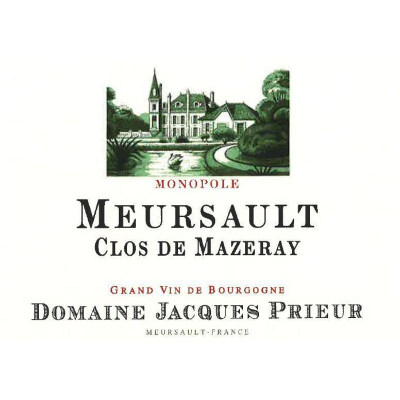 Jacques Prieur Meursault Clos du Mazeray Rouge 2022 (6x75cl)