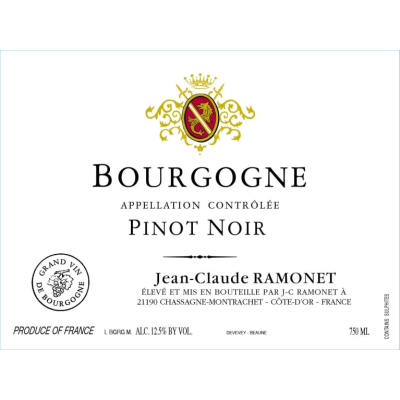 Ramonet Bourgogne Rouge 2018 (6x75cl)