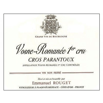 Emmanuel Rouget Vosne-Romanee 1er Cru Cros Parantoux 2008 (1x75cl)