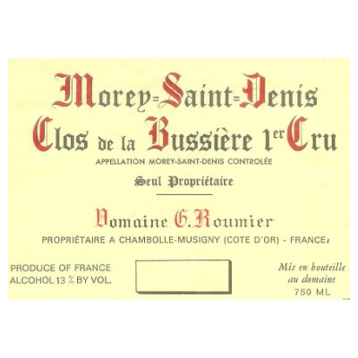 Georges Roumier Morey-Saint-Denis 1er Cru Clos de la Bussiere 2014 (6x75cl)