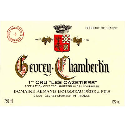 Armand Rousseau Gevrey-Chambertin 1er Cru Les Cazetiers 2020 (6x75cl)