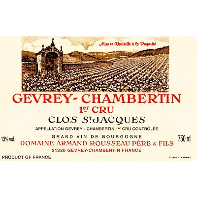 Armand Rousseau Gevrey-Chambertin 1er Cru Clos St-Jacques 2016 (1x75cl)
