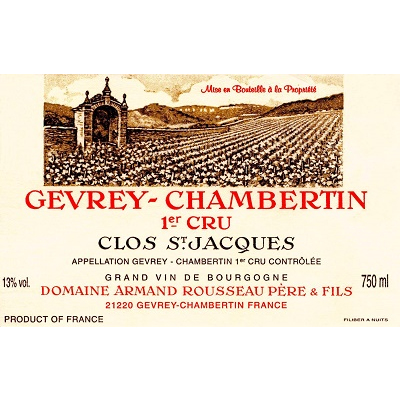 Armand Rousseau Gevrey-Chambertin 1er Cru Clos St-Jacques 2013 (1x75cl)