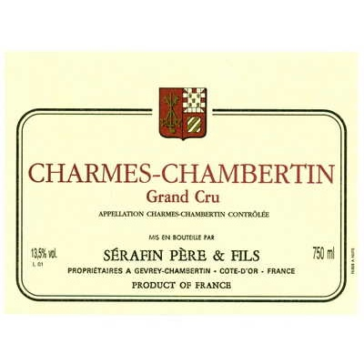 Christian Serafin Charmes-Chambertin Grand Cru 2005 (12x75cl)