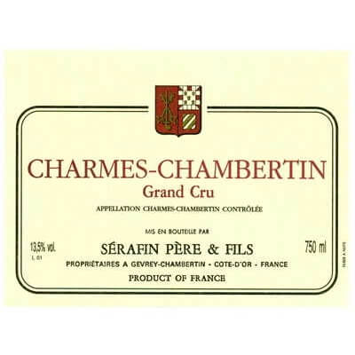 Christian Serafin Charmes-Chambertin Grand Cru 2018 (6x75cl)