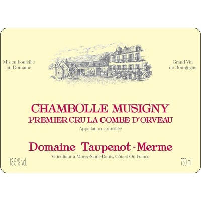 Taupenot Merme Chambolle-Musigny 1er Cru La Combe d'Orveau 2019 (3x75cl)