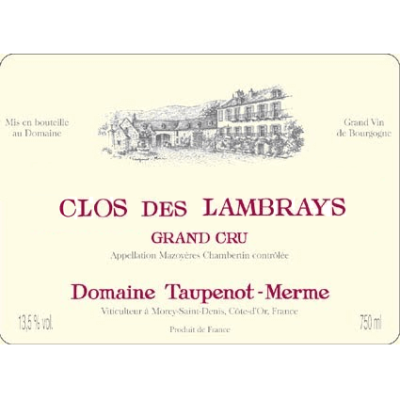 Taupenot Merme Clos des Lambrays Grand Cru 2019 (3x75cl)