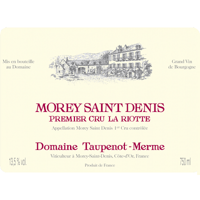 Taupenot Merme Morey-Saint-Denis 1er Cru La Riotte 2012 (6x75cl)