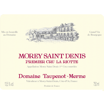 Taupenot Merme Morey-Saint-Denis 1er Cru La Riotte 2020 (6x75cl)