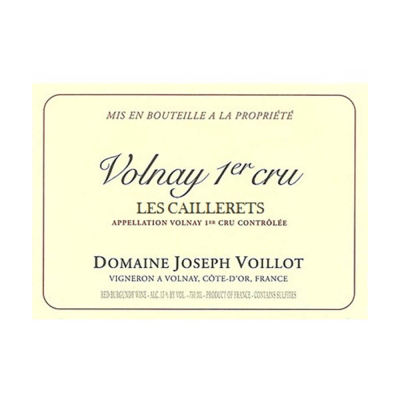 Joseph Voillot Volnay 1er Cru Les Caillerets 2021 (1x75cl)
