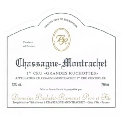 Bachelet Ramonet Chassagne-Montrachet 1er Cru Grandes Ruchottes 2022 (12x75cl)