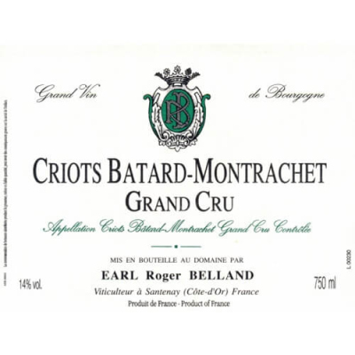 Roger Belland Criots-Batard-Montrachet Grand Cru 2019 (6x75cl)