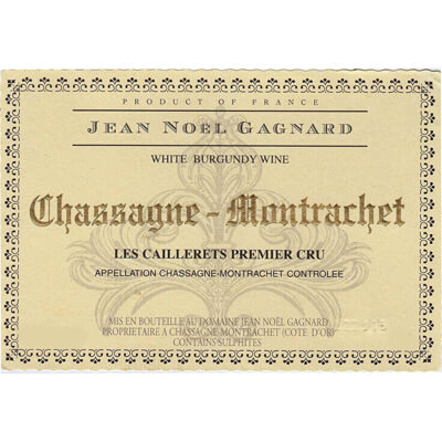 Jean-Marc Blain-Gagnard Chassagne-Montrachet 1er Cru les Caillerets 2022 (6x75cl)