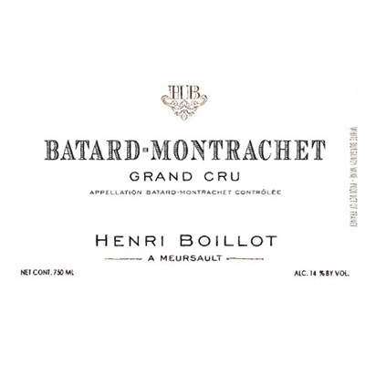 Henri Boillot Batard-Montrachet Grand Cru 2018 (6x75cl)