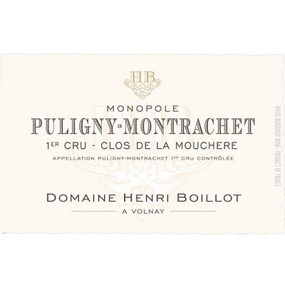 Henri Boillot Puligny-Montrachet 1er Cru Clos de la Mouchere 2018 (12x75cl)