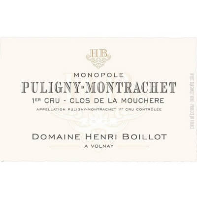 Henri Boillot Puligny-Montrachet 1er Cru Clos de la Mouchere 2020 (6x75cl)