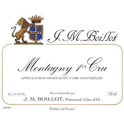 Jean-Marc Boillot Montagny 1er Cru 2020 (12x75cl)