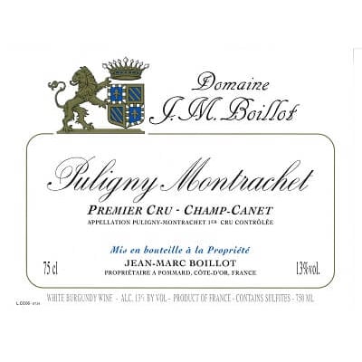 Jean-Marc Boillot Puligny-Montrachet 1er Cru Champ Canet 2014 (1x75cl)