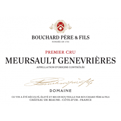 Bouchard Pere & Fils Meursault 1er Cru Les Genevrieres  2019 (6x75cl)
