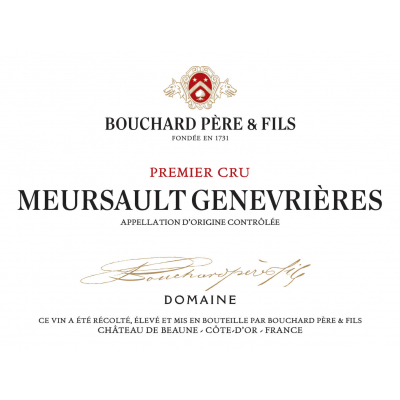 Bouchard Pere & Fils Meursault 1er Cru Les Genevrieres  2020 (6x75cl)