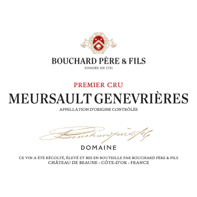 Bouchard Pere & Fils Meursault 1er Cru Les Genevrieres  2022 (6x150cl)