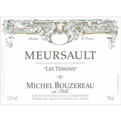 Michel Bouzereau Meursault Les Tessons 2020 (6x75cl)