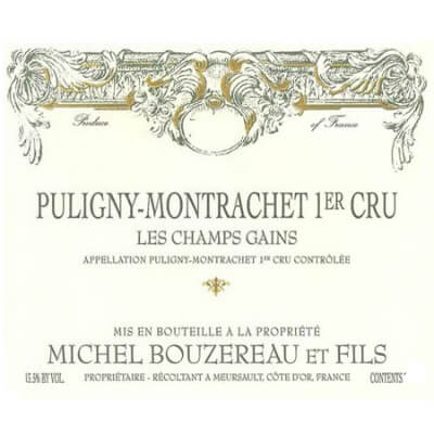 Michel Bouzereau Puligny-Montrachet 1er Cru Les Champs Gains 2020 (6x75cl)