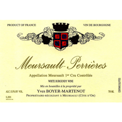 Boyer Martenot Meursault 1er Cru Perrieres Blanc 2020 (6x75cl)